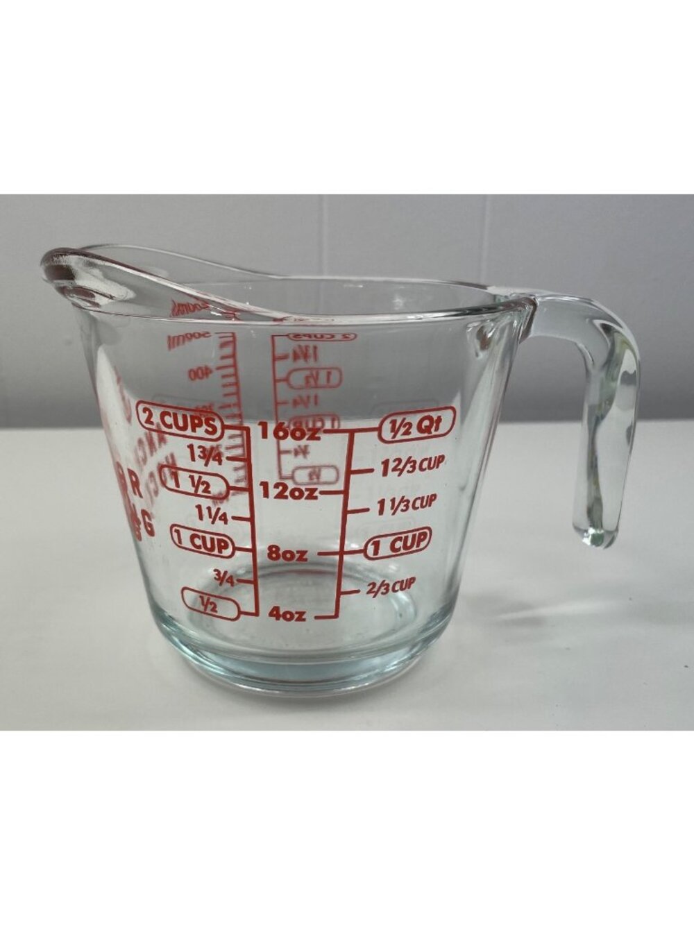 Anchor Hocking Prepware 2 Cup Glass Measuring Cup Standard 500 ml 16 oz